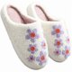 thumbnail image 1 of wonima44 Flower Slippers Women Cute House Slipper Fuzzy Plush Cute Patterned Cotton Slip On Memory Foam Winter Indoor Warm Soft Bedroom Shoes, 1 of 1