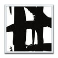 thumbnail image 1 of Designart Chemins croisés noir et blanc II Art mural encadré, 1 of 3
