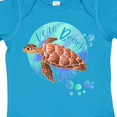 thumbnail image 4 of Inktastic Vero Beach, Florida Swimming Sea Turtle with Bubbles Boys or Girls Baby Bodysuit, 4 of 5