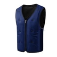 thumbnail image 2 of RYDCOT Cooling Vest for Men&Women, Ice Vest with Muti Ice Packs, Cool Lightweight Sleeveless Jacket for Hot Weather Outside Workers with Zipper Pockets M-4XL Blue, 2 of 4