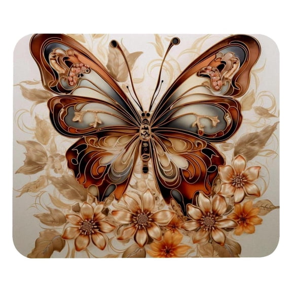 Butterfly Mouse Pad, Smooth Mouse Mat, Computer Mouse-pad for Wireless Mouse