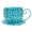 Blue, variant on 12 Inch Hollow Cutout Metal Teacup Planter, Waterproof Iron Flower Pot Backyard Lawn Patio Decor (Blue Style E)