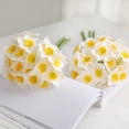 thumbnail image 4 of Realistic Silk Narcissus Bouquet, Modern Chinese Home Decor, Table Centerpiece, 4 of 5