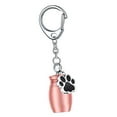 thumbnail image 4 of Urna con llavero, urna de recuerdo, impermeable, recuerdo memorable, urna para cenizas de mascotas Oro rosa, 4 of 9