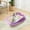 Purple, variant on Semi Enclosed Litter Box with High Sides and Tray Oversized for Large Cats Odor Control Easy Clean Plastic with Scoop Included