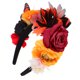 thumbnail image 1 of Diadema de mariposa con flores de carnaval, accesorio floral para festivales, disfraz de Halloween, elegante decoración para el cabello para mujeres, 1 of 7