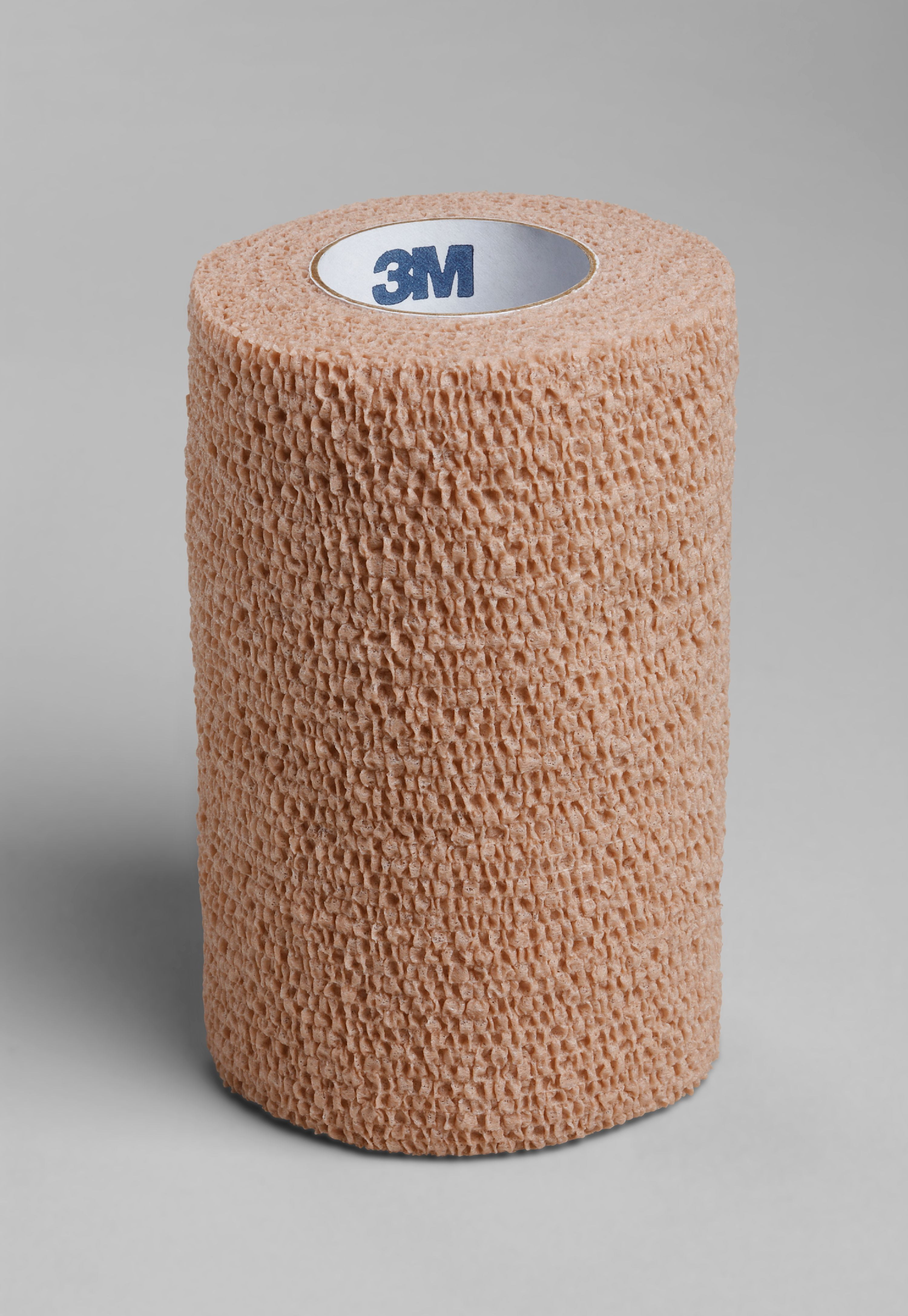 Coban Cohesive Bandage 4 Inch X 5 Yard Standard Compression Self