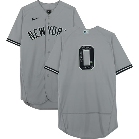 Domingo German New York Yankees Autographed Gray Authentic Jersey with Multiple Inscriptions - Limited Edition of 12 - Fanatics Authentic Certified