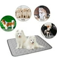 thumbnail image 5 of Universal Self-Cooling Pet Mat for Dogs & Cats - Summer Cooling Pad, Ice Silk Fabric, Soft & Comfortable, Fits Beds, Crates, Cars - Safe Non-Toxic Cooling Mat for Small to Large Pets, 5 of 7