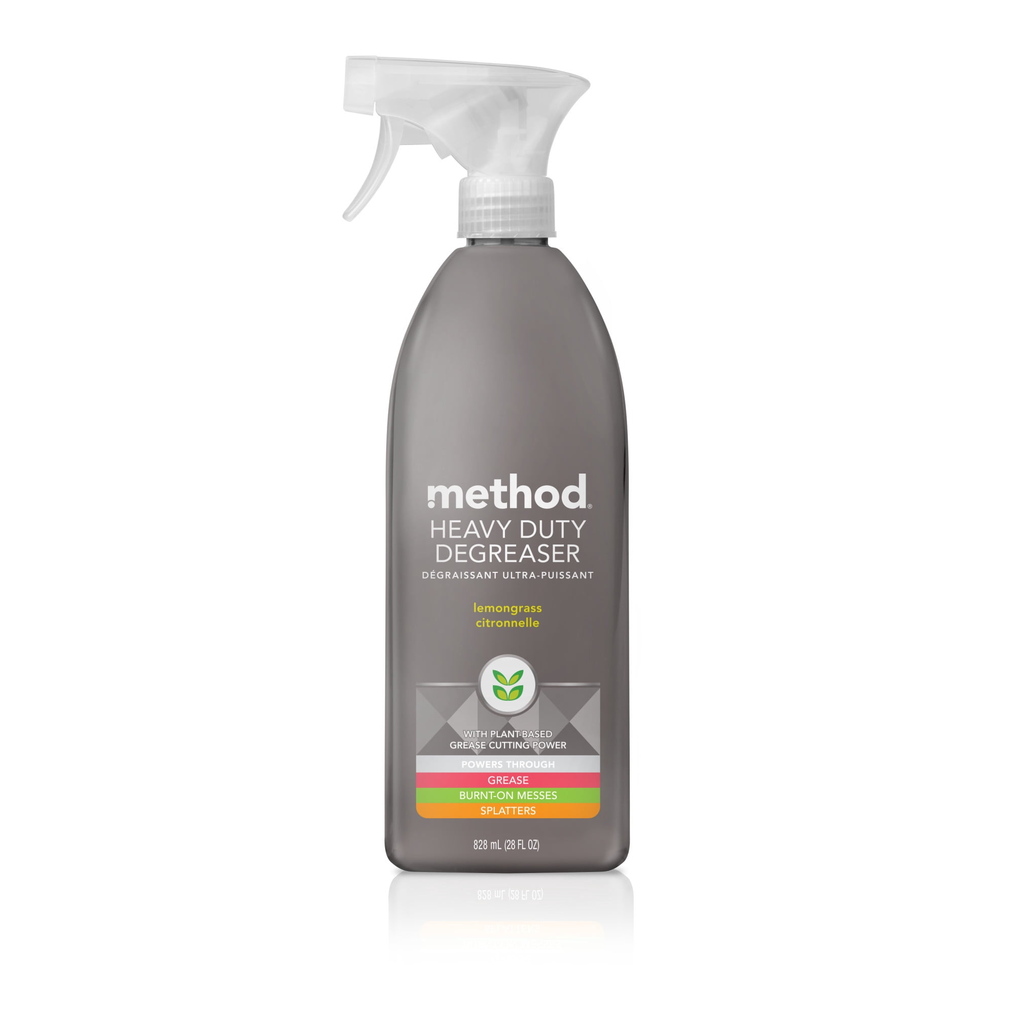 (2 pack) Method Heavy Duty Degreaser, Oven Cleaner and Stove Top Cleaner, Lemongrass, 28  fl oz