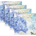 thumbnail image 5 of GZHJMY Blue White Hydrangea Flowers Cloth Napkins 20 X 20 inch Polyester Washable Cocktail Napkins for Dinner Decorative - 1 Piece Washcloths, 5 of 7