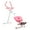 Pink-White, variant on Wliqien Multi-Functional Rowing Machine, Home Gym Rowing Machines, Folding AB Workout Machine, Abdominal Rowing Fitness Equipment for Home Use, Max 120kg