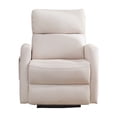 thumbnail image 2 of Hybition Modern Recliner Velvet Chair Electrically Adjustable Single Sofa-Beige, 2 of 8
