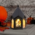 thumbnail image 5 of Gumesh Halloween LED Candle Light with Spooky Pumpkin, Witch & Skeleton Figures, Flameless Flickering Electronic Tea Light for Indoor Outdoor Decor, 5 of 6