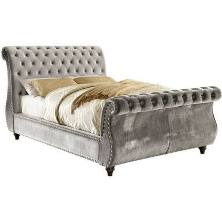 Furniture of America Rabin California King Sleigh Bed, Cal. King