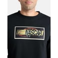 thumbnail image 4 of NASCAR Men’s and Big Men's Graphic Sweatshirt with Patch, Sizes S-3XL, 4 of 5