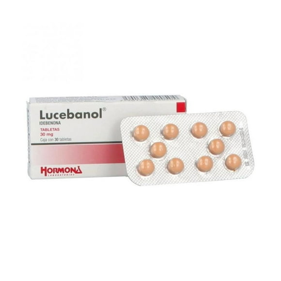Lucebanol tabletas 30 pzas de 30 mg c/u