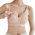 thumbnail image 4 of Women‘s Bra Wireless Maternity Soft Support Without Underwire Breastfeeding Pregnancy Bra, 4 of 4
