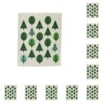 thumbnail image 3 of Inteprter Paño de limpieza de cocina Cuencos Toalla de Platos Trapo de Herramienta de limpieza para el hogar Herramientas de cocina Paños de Árbol verde 10Conjunto, 3 of 6