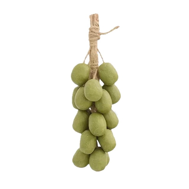 Grape Soap on a Ropes,Advanced Handmade Soap,Decorative Soaps Bars,Natural Handmade Grapes S oap Bunch for Home Decor,No Need to DIY,for Kitchens or Bathrooms Faucet Washing Hands and Fresh Air