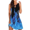 thumbnail image 1 of Birdeem Womens Casual Sleeveless Round Neck Printed ÂDresses, 1 of 3