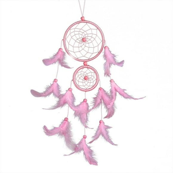 Wind Chimes for Home Dreamy Feather Hanging Ornament for Wall Car Interior Handmade Elegant Indoor Outdoor