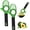 2PC Green, variant on 3 in 1 Avocado Slicer Tool,2026 New Avocado Pitter,Multifunctional Avocado Tool for Kitchen Helper, Avocado Cutter for Salads, Non Slip Handle Avocado Slicer for Home Cooking (1PC Green)