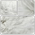 thumbnail image 4 of Vrorvz Christmas Tree Skirt Christmas Decorations Christmas Tree Mat Mesh Pleated Skirt Polyester Elegant Tree Base Cover Vacation Home Decor Suit 7.9in White, 4 of 8