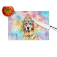 thumbnail image 2 of Golden Retriever Hippie Dawg Glass Cutting Board Large 12 in x 15 in, 2 of 5