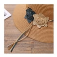 thumbnail image 5 of SikaFu New Spring And Summer Sun Sunscreen, Sun Hat Ms. Xiaobian Straw Hat Beach Hat Anti -UV Prevention, 5 of 7