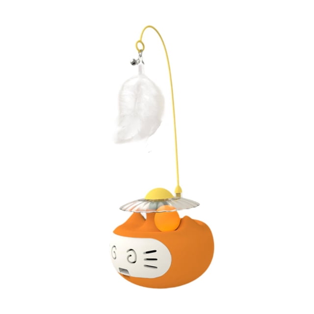Juguete interactivo para mascotas, juguete para gatos Naranja