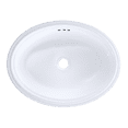 thumbnail image 2 of TOTO® Dartmouth® 17-1/4" x 12-7/8" Oval Undermount Bathroom Sink, Cotton White - LT643#01, 2 of 3