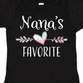 thumbnail image 4 of Inktastic Nana's Favorite- Heart Grandchild Boys or Girls Baby Bodysuit, 4 of 5