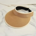 thumbnail image 4 of Foldable Straw Cowboy Hat with Wide Brim for Sun and Casual Western Style Outdoor Beach Wear, 4 of 6
