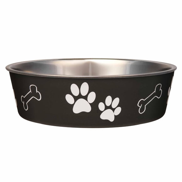 Loving Pets Bella Bowl Dog Bowl, X-Large, 3-Quart, Espresso, 1 Count (Pack of 1), 7407