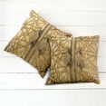 thumbnail image 2 of Ambesonne Moroccan Throw Pillow Cover 2 Pack, Marrakesh Royal Palace, 20", Pale Brown, 2 of 6
