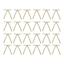 Moocorvic 24 Pcs Velvet Bows for Christmas Tree, Door, Garland, Wreath, 5"x7"