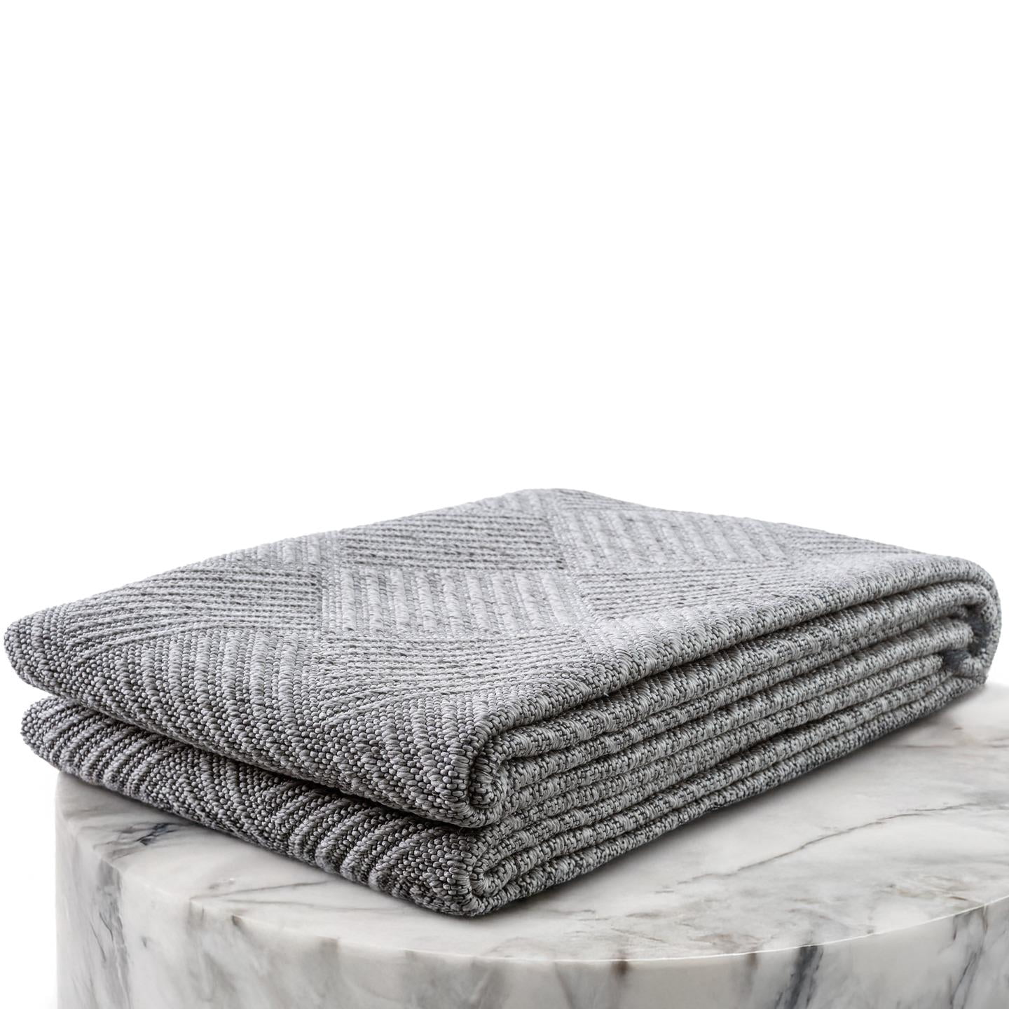 Luxe Weavers Geometric Non-Slip Gray 8x10 Washable Area Rug, Modern Carpet