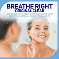 Breathe Right Original Clear Nasal Strips, Nasal Congestion Relief due to Colds & Allergies