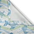 thumbnail image 5 of Ambesonne Nautical Grommet Curtain, Ocean Shell Starfish, 50" x 96", Mint Blue, 5 of 6