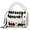 Black White, variant on NCY Chunky Yarn Knit Crochet Tote Purse Crossbody Bags for Women - Handwoven Evening Clutch Flap Shoulder Bag