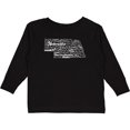 thumbnail image 3 of Inktastic Nebraska Word Salad- state outline Boys or Girls Long Sleeve Toddler T-Shirt, 3 of 5