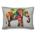 thumbnail image 2 of Creative Products Bright Elephant on White 14x20 Indoor / Outdoor Pillow, 2 of 3