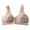 Womens Bras Khaki, variant on Womens Everyday Bras, Daisy Seamless Bras for Women Front Closure No Underwire Comfort Senior Wireless Snap Closing Bra Full Coverage 36-44