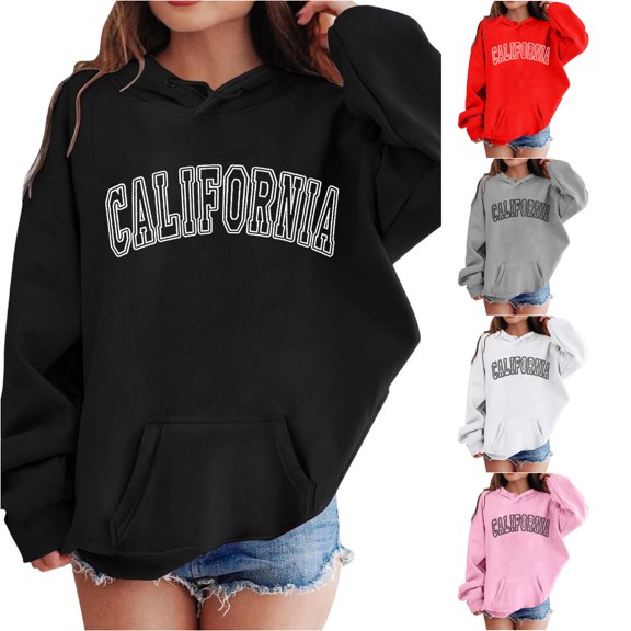 Kids Girls Sports Shirt Boy Girl Casual Hoodie Pullover Hooded Sweatshirt with Pocket Suitable for Girls Boys Size 3-4 Years