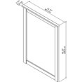 thumbnail image 3 of Bush Furniture Miroir de Rangement en Gris Frêne, 3 of 4