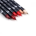 thumbnail image 3 of Tombow 56219 Dual Brush Pen Art Markers, Red Blendables, 6-Pack, 3 of 7