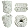 thumbnail image 4 of 3/8" x 100 ft Double Braid Polyester Rope 4800Lbs Breaking Strength Strong Pulling Rope for Climbing Sailing Camping Swings, 4 of 5
