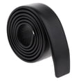 thumbnail image 4 of Cinturones casuales Sunnimix de cuero para hombres Sin hebilla Negro Lichee, 4 of 8