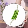 thumbnail image 6 of EHJRE 3 Row Roller Massage Tool ,Manual Calf Rolling Massage, Leg and Back Massage Roller for Leg ,Waist ,Abdomen, Neck Green, 6 of 8